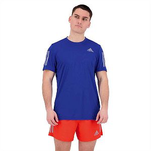 Adidas Own The Run Lyhyt Sleeve Miesten T Paidat Sininen | DHMW-78420