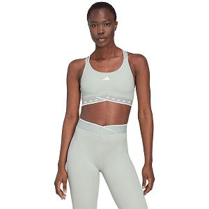 Adidas Powerimpact Medium-Support Techfit Naisten Urheiluliivit Vihreä | YAUZ-64257