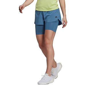 Adidas RI 3B 2 In 1 Shorts Naisten Housut Sininen | MPLY-38562