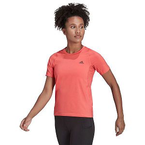 Adidas Run Fast PB Lyhyt Sleeve Naisten T Paidat Punainen | RNAC-14698