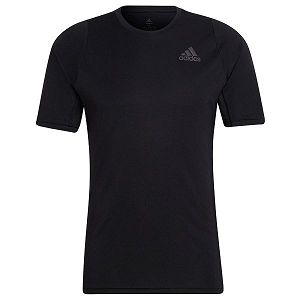 Adidas Run Icon 3 Bars Lyhyt Sleeve Miesten T Paidat Mustat | KIPB-80671