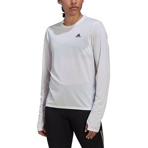 Adidas Run Icons Long Sleeve Naisten T Paidat Valkoinen | XFAY-81543