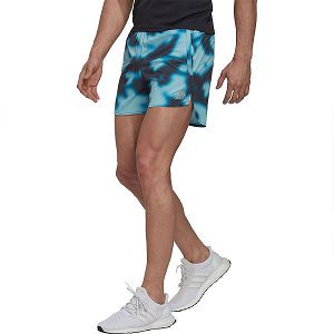 Adidas Run Icons Shorts Miesten Housut Sininen | PRAH-14867