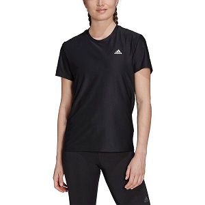 Adidas Runner Lyhyt Sleeve Naisten T Paidat Mustat | NBLI-54291