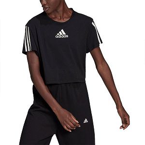 Adidas TC Lyhyt Sleeve Naisten T Paidat Mustat | NHDP-75429